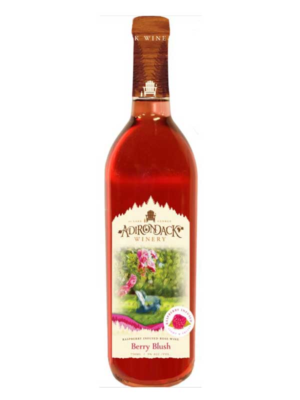Adirondack Winery Berry Blush (Raspberry White Zinfandel) NV 750ML Bottle