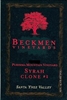 Beckmen Vineyards Syrah Clone No 1 2006 750ML Label