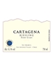 Cartagena Riesling San Antonio Valley 2011 750ML Label