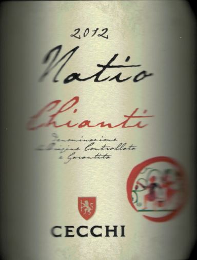 Cecchi Natio Chianti 2012 750ML Label