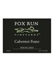Fox Run Vineyards Cabernet Franc Finger Lakes 750ML Label