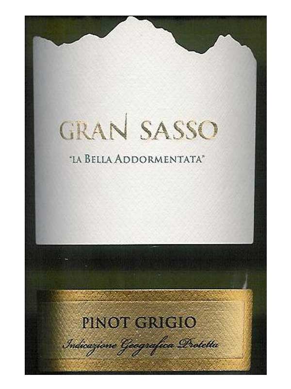 Gran Sasso La Bella Addormentata Pinot Grigio Terra Degli Osci 750ML Label