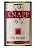 Knapp Winery Dry Riesling Finger Lakes 750ML Label
