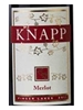 Knapp Winery Merlot Finger Lakes 750ML Label