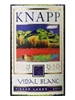 Knapp Winery Vidal Blanc Finger Lakes 750ML Label