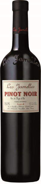 Les Jamelles Pinot Noir Vin de Pays d L'Oc 2012 750ML Bottle