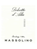Massolino Dolcetto d'Alba 2011 750ML Label