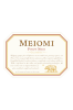 Meiomi Pinot Noir 750ML Label