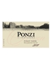 Ponzi Vineyards Pinot Noir Willamette Valley 2011 750ML Label