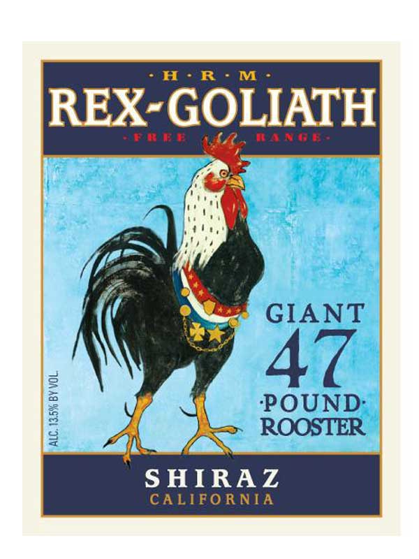 Rex Goliath Shiraz NV 750ML Label
