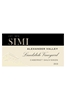SIMI Cabernet Sauvignon Landslide Vineyard Alexander Valley 2018 750ML Label
