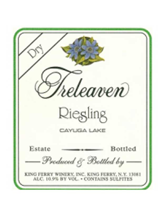 Treleaven Dry Riesling Finger Lakes 750ML Label