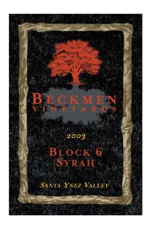 Beckmen Vineyards Syrah Block No 6 Purisima Mountain 2006 750ML