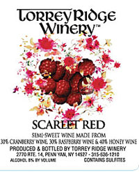 Torrey Ridge Winery Scarlet Red NV Finger Lakes 750ML