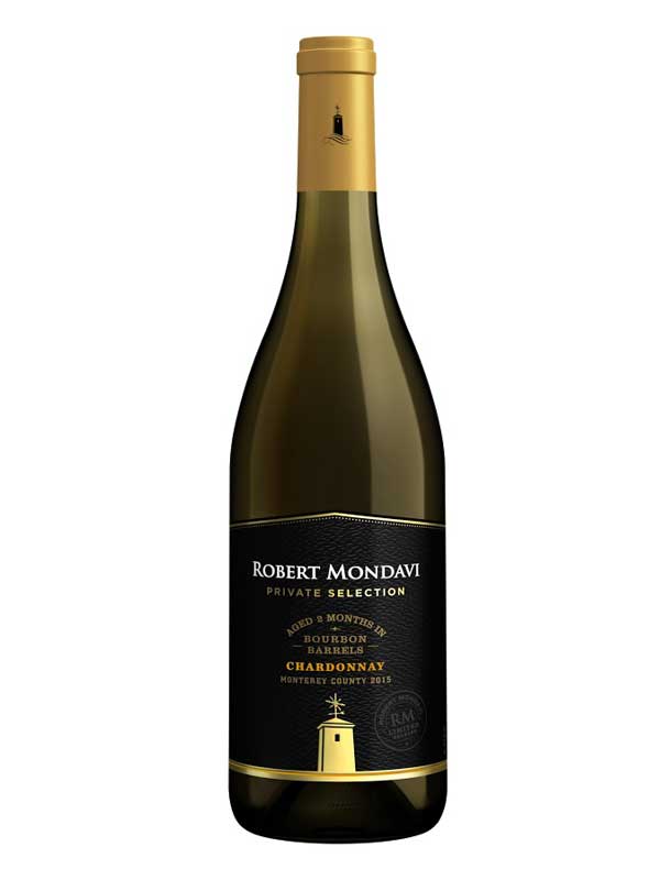 Robert Mondavi Private Selection Bourbon Barrel-Aged Chardonnay Monterey County 2015 750ML