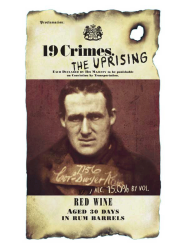19 Crimes The Uprising Red Wine Aged 30 Days in Rum Barrels South Eastern Australia 750ML Label