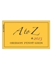A to Z Pinot Gris Oregon 2013 750ML Label