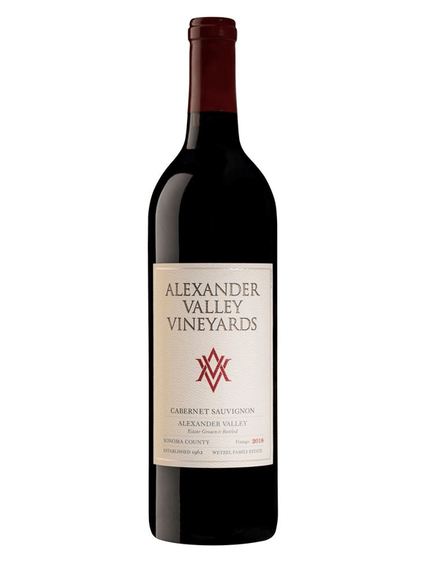 Alexander Valley Vineyards Cabernet Sauvignon Alexander Valley 2018 750ML Bottle