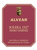 Alvear Pedro Ximenez Solera 1927 Montilla Moriles NV 375ML Label