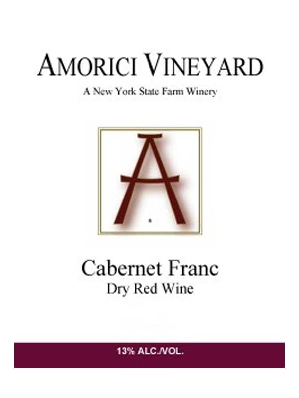 Amorici Vineyard Cabernet Franc Hudson Valley 750ML Label