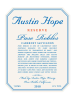 Austin Hope Reserve Cabernet Sauvignon Paso Robles 2018 750ML Label