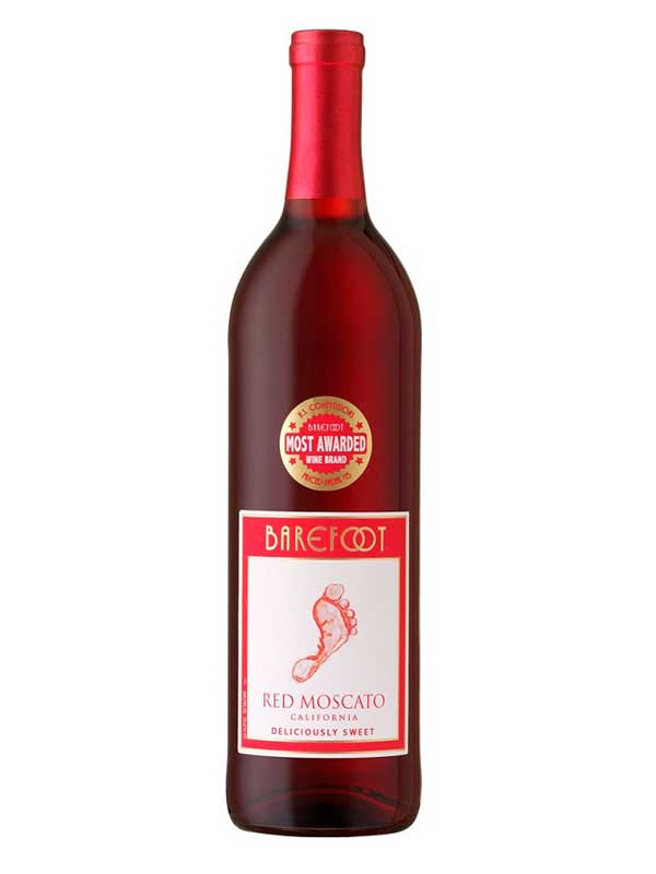 Barefoot Cellars Red Moscato NV 750ML Bottle