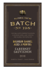 Batch 198 Cabernet Sauvignon Bourbon Barrel Aged 3 Months North Coast 2018 750ML Label
