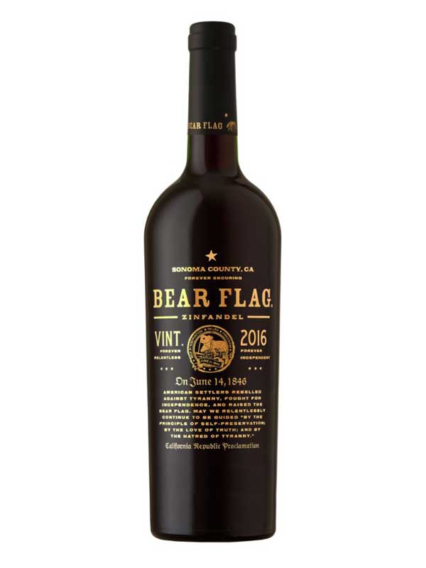 Bear Flag Zinfandel Sonoma County 2016 750ML Bottle