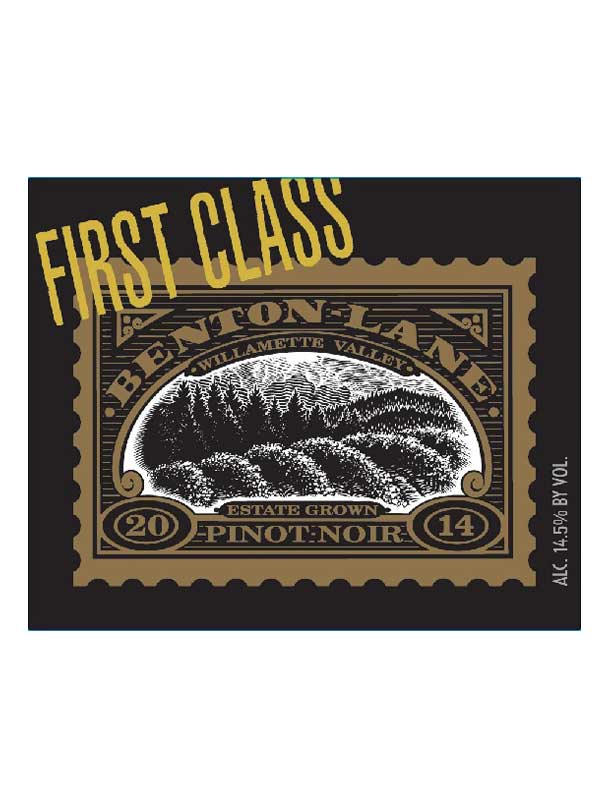 Benton-Lane First Class Pinot Noir Willamette Valley 2014 750ML Label