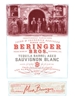 Beringer Bros. Tequila Barrel Aged Sauvignon Blanc 2017 750ML Label