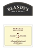 Blandy's 5 Year Old Sercial Madeira NV 750ML Label