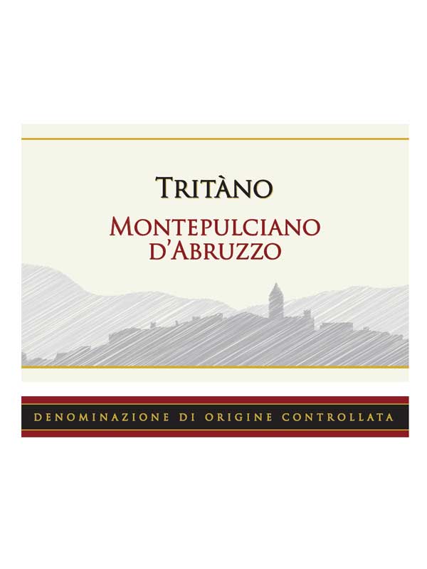 Cantina Valle Tritana Montepulciano d’Abruzzo DOC 750ML Label