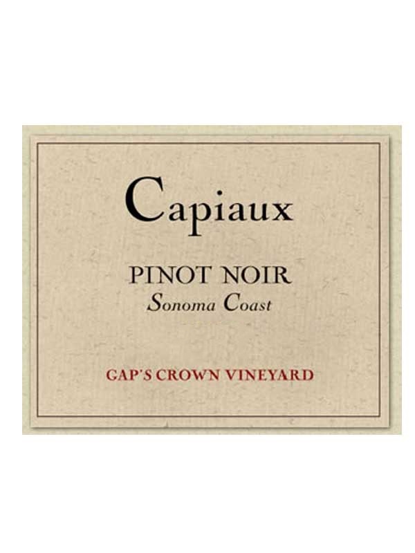 Capiaux Cellars Gap's Crown Vineyard Pinot Noir Sonoma 750ML Label