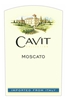 Cavit Moscato Trevenzie 750ML Label