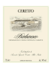 Ceretto Barbaresco Piedmont 750ML Label