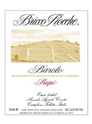 Ceretto Bricco Rocche Barolo Prapo Piedmont 2007 750ML Label