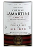 Chateau Lamartine Cahors Prestige du Malbec 750ML Label