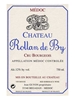 Chateau Rollan de By Cru Bourgeois Medoc 750ML Label
