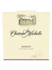 Chateau Ste Michelle Merlot Columbia Valley 750ML Label