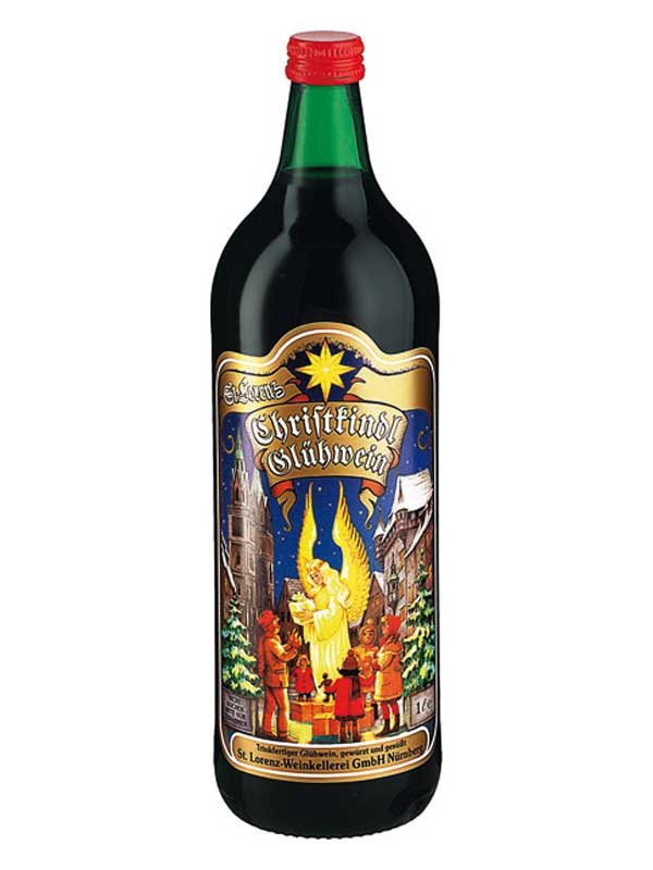 Christkindl Gluhwein Red Spiced Wine 1 Liter Bottle