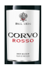 Corvo Rosso Sicily 750ML Label