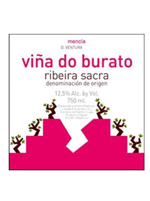 D. Ventura Vina Do Burato Mencia Ribeira Sacra 2011 750ML Label