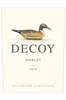 Decoy Merlot Sonoma County 2019 750ML Label