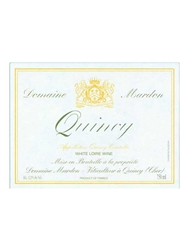 Domaine Mardon Quincy Tres Vieilles Vignes Loire 750ML Label