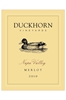 Duckhorn Vineyards Merlot Napa Valley 2019 750ML Label