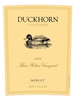 Duckhorn Vineyards Merlot Three Palms Vineyard Napa Valley 2016 750ML Label