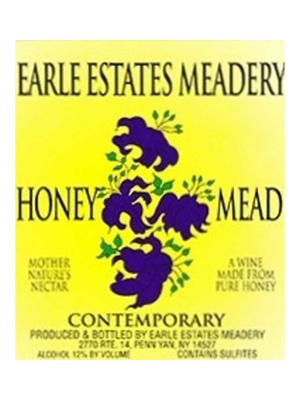 Earle Estates Contemporary Honey Mead Semi-Dry NV 750ML Label