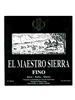 El Maestro Sierra Fino Sherry NV 375ML Label