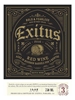 Exitus Red Wine Aged in Bourbon Barrels 750ML Label