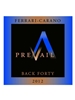 Ferrari-Carano PreVail Back Forty Alexander Valley 750ML Label